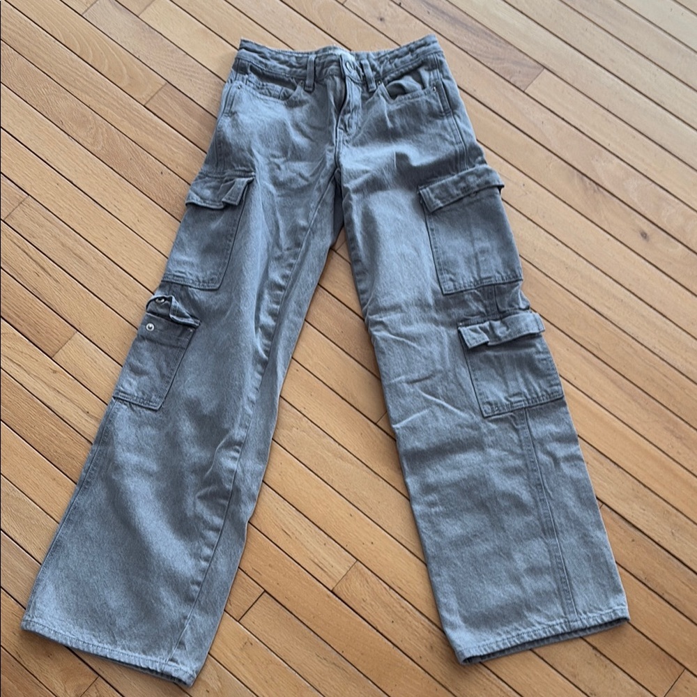 PacSun Gray Cargo Pants